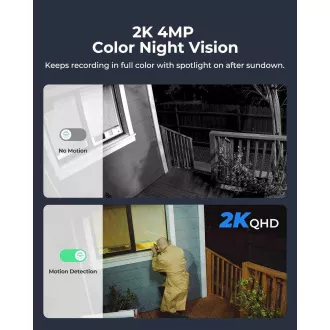 REOLINK bezpečnostní kamera Argus B330, Argus 3 Pro, 2.4 GHz, USB-C, bílá