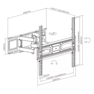 Televizní držák Fiber Mounts FM79