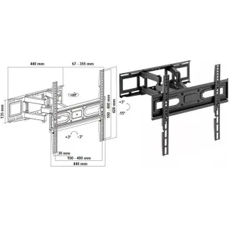 Televizní držák Fiber Mounts FM79