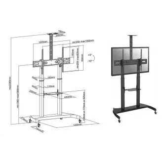 TV stojan Fiber Mounts Legend