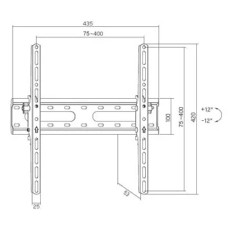 Sklopný televizní držák Fiber Mounts Rico-2
