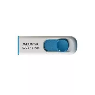 ADATA Flash Disk 64GB C008, USB 2.0 Classic, bílá