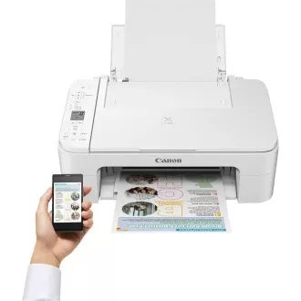 Canon PIXMA Tiskárna TS3351 white - barevná, MF (tisk, kopírka, sken, cloud), USB, Wi-Fi