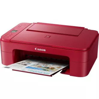 Canon PIXMA Tiskárna TS3352 red - barevná, MF (tisk, kopírka, sken, cloud), USB, Wi-Fi