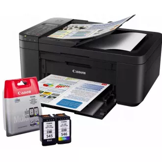 Canon PIXMA Tiskárna TR4650 black- barevná, MF (tisk, kopírka, sken, cloud), ADF, USB, Wi-Fi