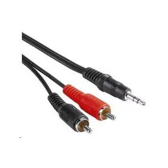 PREMIUMCORD Kabel audio 3, 5mm Jack - 2x Cinch 2m (M/M, stereo) PREMIUMCORD Kabel audio 3, 5mm Jack - 2x Cinch 2m (M/M, stereo)