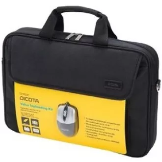 DICOTA Toploader 15.6 black with mouse including Black DICOTA Toploader 15.6 black with mouse including Black