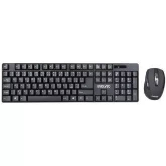 EVOLVEO WK-142, set bezdr. klávesnice a myši