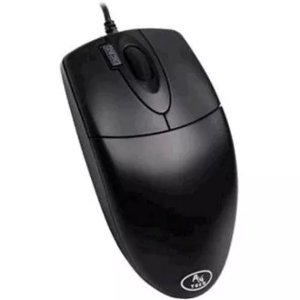 A4tech OP-760 Black, myš, 1 kolečko, 3 tlačítka, USB, černá