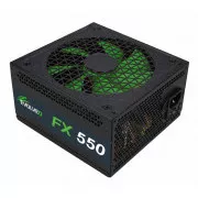 EVOLVEO FX 550, zdroj 550W ATX, 14cm, tichý, 80+ White, záruka 3 roky, černý