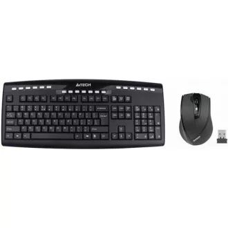 A4tech set klávesnice + myš 9200F, bezdrátová, V-Track optická myš, USB, CZ/US A4tech set klávesnice + myš 9200F, bezdrátová, V-Track optická myš, USB, CZ/US