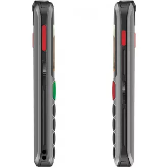 EVOLVEO EasyPhone EB, mobilní telefon pro seniory s nabíjecím stojánkem, červená