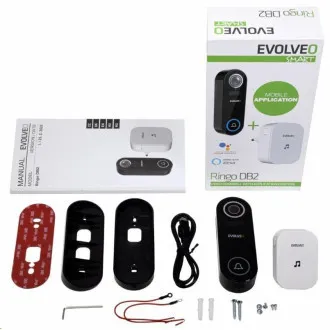 EVOLVEO Ringo DB2 - bezdrátový chytrý videozvonek + zvonek do zásuvky EVOLVEO Ringo DB2 - bezdrátový chytrý videozvonek + zvonek do zásuvky