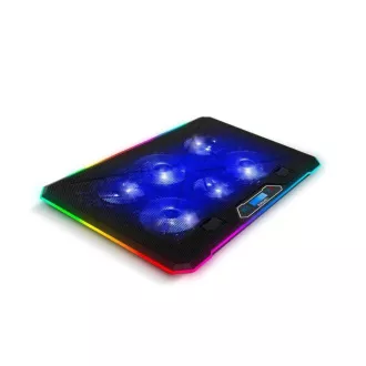 EVOLVEO Ania 9 RGB, nastavitelný podstavec pro notebook