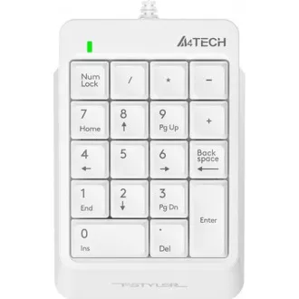 A4tech FSTYLER FK13P numerická klávesnice, USB bílá A4tech FSTYLER FK13P numerická klávesnice, USB bílá