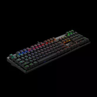 A4tech Bloody Klávesnice B750N, herní klávesnice, mechanická, drátová, Green Switch, CZ/SK, Černá