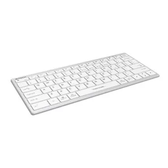 A4tech Klávesnice FBX51C, kancelářská klávesnice, membránová, bezdrátová, CZ/SK, Bílá