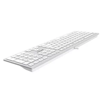 A4tech Klávesnice FX50, kancelářská klávesnice, membránová, bezdrátová, CZ/SK, Bílá A4tech Klávesnice FX50, kancelářská klávesnice, membránová, bezdrátová, CZ/SK, Bílá
