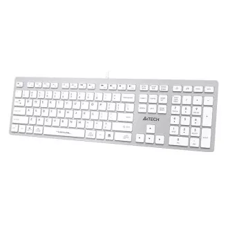 A4tech Klávesnice FX50, kancelářská klávesnice, membránová, bezdrátová, CZ/SK, Bílá A4tech Klávesnice FX50, kancelářská klávesnice, membránová, bezdrátová, CZ/SK, Bílá