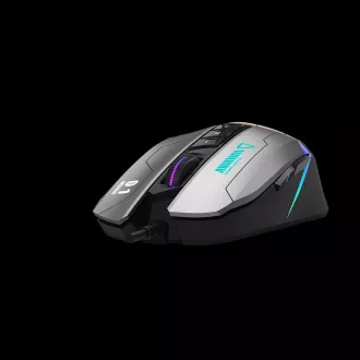 A4tech Bloody Myš W60 Max Activated, podsvícená herní myš, 12000 DPI, USB, Šedá