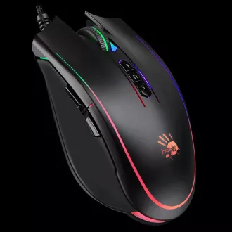 A4tech Bloody Podsvícená herní myš P81S Activated, 8000 DPI, USB, Core 3, černá