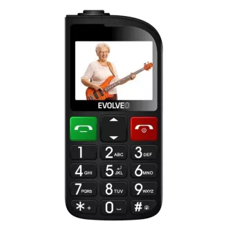 EVOLVEO Mobilní telefon pro seniory s nabíjecím stojánkem EasyPhone FL, černá EVOLVEO Mobilní telefon pro seniory s nabíjecím stojánkem EasyPhone FL, černá