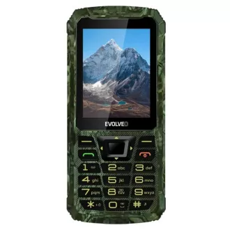 EVOLVEO StrongPhone Z6, vodotěsný odolný Dual SIM telefon, lovecká kamufláž