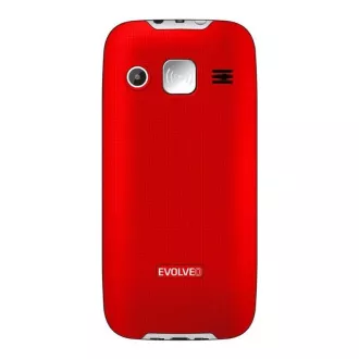 EVOLVEO EasyPhone XR, mobilní telefon pro seniory s nabíjecím stojánkem, červená