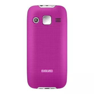 EVOLVEO EasyPhone XR, mobilní telefon pro seniory s nabíjecím stojánkem, růžová