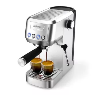 Salente Coffio, pákový kávovar, nerez