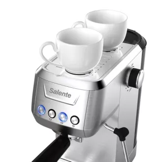Salente Coffio, pákový kávovar, nerez