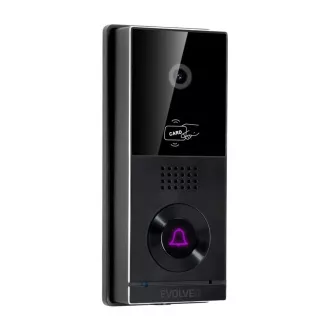 EVOLVEO DoorPhone AHD10, Sada domácího WiFi videotelefonu s ovládáním dveří a RFID, černo stříbrný 10" monitor, 32GB