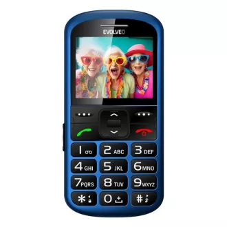 EVOLVEO EasyPhone XS, mobilní telefon pro seniory, modrá