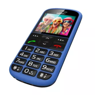 EVOLVEO EasyPhone XS, mobilní telefon pro seniory, modrá