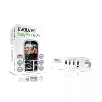 EVOLVEO EasyPhone XS, mobilní telefon pro seniory, bílá