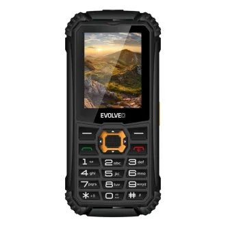 EVOLVEO StrongPhone Q1, vodotěsný odolný Dual SIM telefon, černo-oranžový - Rozbalené