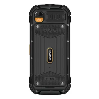 EVOLVEO StrongPhone Q1, vodotěsný odolný Dual SIM telefon, černo-oranžový - Rozbalené