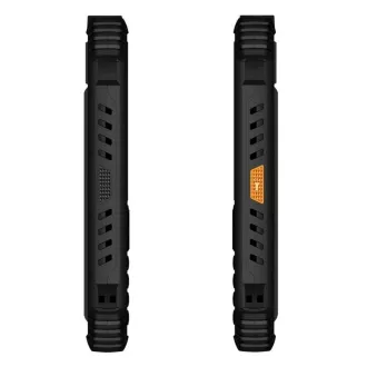 EVOLVEO StrongPhone Q1, vodotěsný odolný Dual SIM telefon, černo-oranžový
