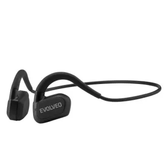 EVOLVEO bezdrátová sluchátka BonePro MP3 32GB, na lícní kosti, černá