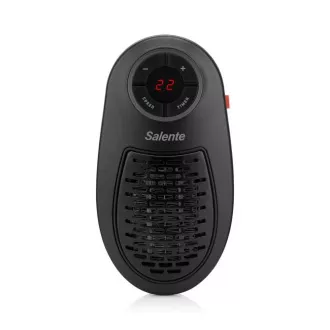 Salente HotHeat, teplovzdušný mini ventilátor, 500 W, černý