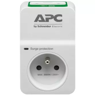 APC Essential SurgeArrest 1 outlets with 5V, 2.4A 2 port USB charger, 230V France