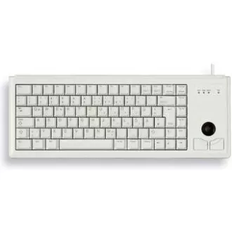 CHERRY klávesnice G84-4400, trackball, ultralehká, USB, EU, šedá CHERRY klávesnice G84-4400, trackball, ultralehká, USB, EU, šedá