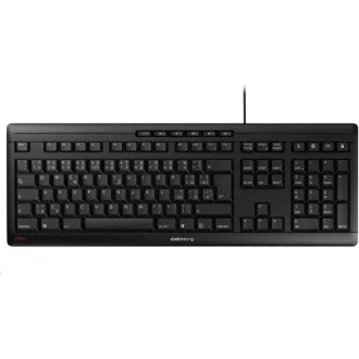 CHERRY klávesnice STREAM, drátová, USB, CZ+SK layout, černá CHERRY klávesnice STREAM, drátová, USB, CZ+SK layout, černá