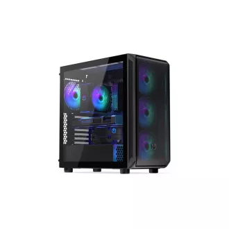 ENDORFY Case Arx 700 ARGB, Průhledná bočnice, ATX, 4x140mm ARGB Fan, černá