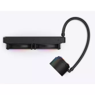 NZXT vodní chladič Kraken 280 ELITE RGB / 2x140mm RGB fan / 4-pin PWM / LCD disp. / 6 let