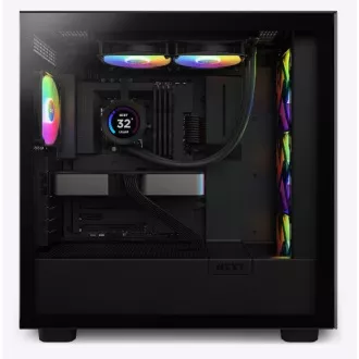 NZXT vodní chladič Kraken 280 ELITE RGB / 2x140mm RGB fan / 4-pin PWM / LCD disp. / 6 let