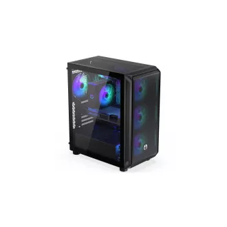 ENDORFY Case Arx 500 ARGB, Průhledná bočnice, ATX, 4x140mm ARGB Fan, černá