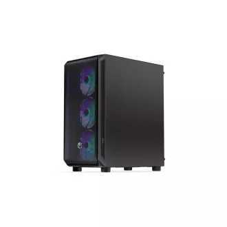 ENDORFY Case Arx 500 ARGB, Průhledná bočnice, ATX, 4x140mm ARGB Fan, černá