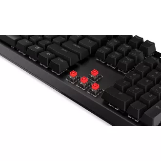 Endorfy herní klávesnice Thock Wireless Red/ bezdrátová / USB / red switch / mechanická / US layout / černá RGB