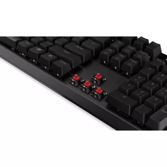 Endorfy herní klávesnice Thock Red / drátová / red switch / mechanická / CZ layout / černá RGB